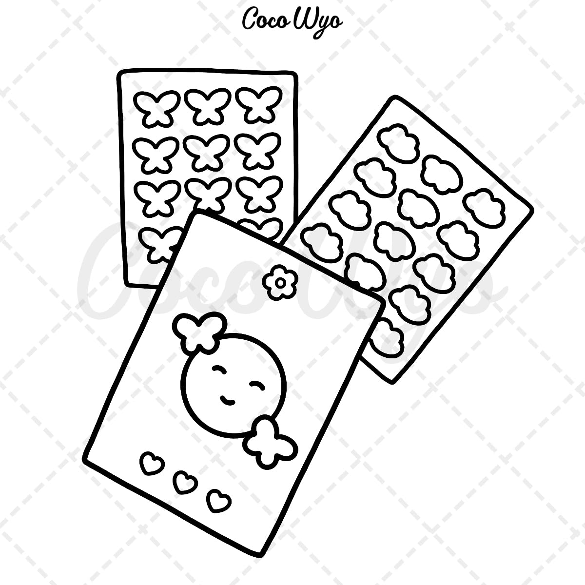 Cosmetics Coloring Glow Cosmetics Coloring Book - COCO WYO