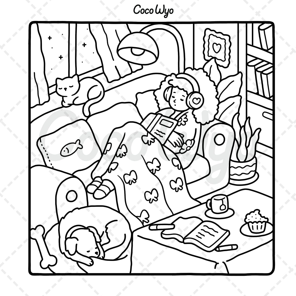 Girl Moments Coloring Book COCO WYO girl-moments-coloring-book-coco-wyo