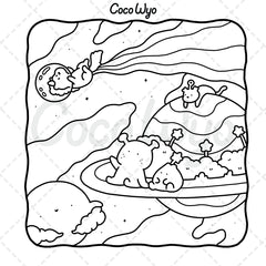 Lala Friend Lala Friends Coloring Book - COCO WYO
