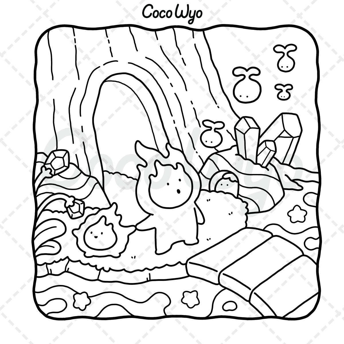 Lala Friend Lala Friends Coloring Book - COCO WYO