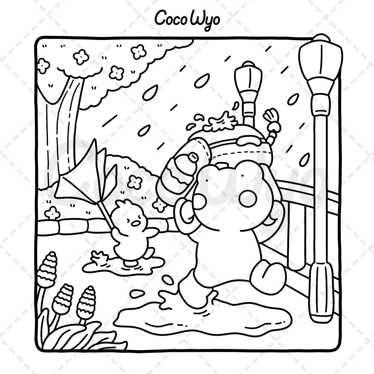 Cuddles Colouring In Little Cuddles Coloring Book - COCO WYO