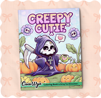 Creepy Cutie Coloring Book
