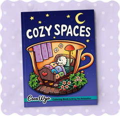Cozy Spaces Coloring Book