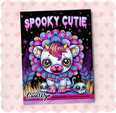 Spooky Cutie Coloring Book
