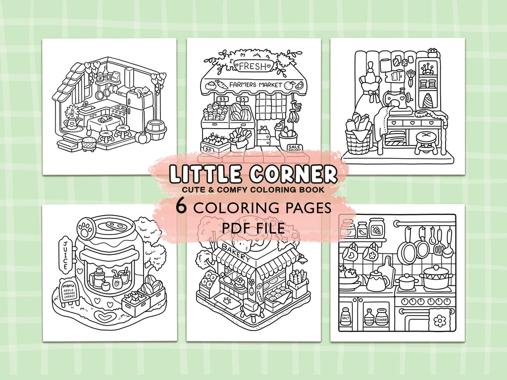 Little Corner Coloring Pages COCO WYO