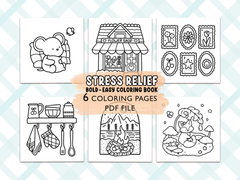 Stress Relief Coloring Pages