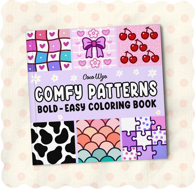 Comfy Patterns Coloring Book