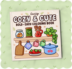 Cozy & Cute Coloring Book