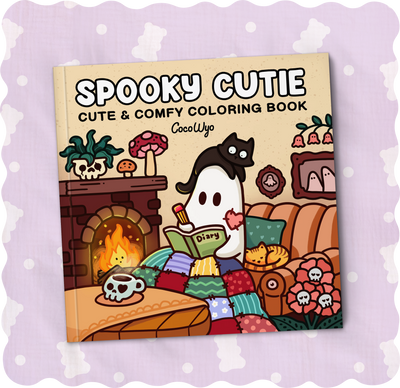 Spooky Cutie Coloring Book