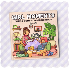 Girl Moments Coloring Book