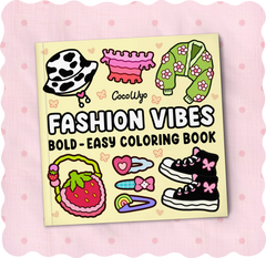 Fashion Vibes Coloring Book