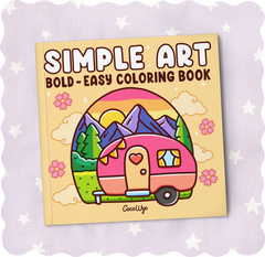 Simple Art Coloring Book