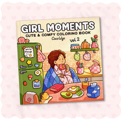 Girl Moments Coloring Book Vol 2