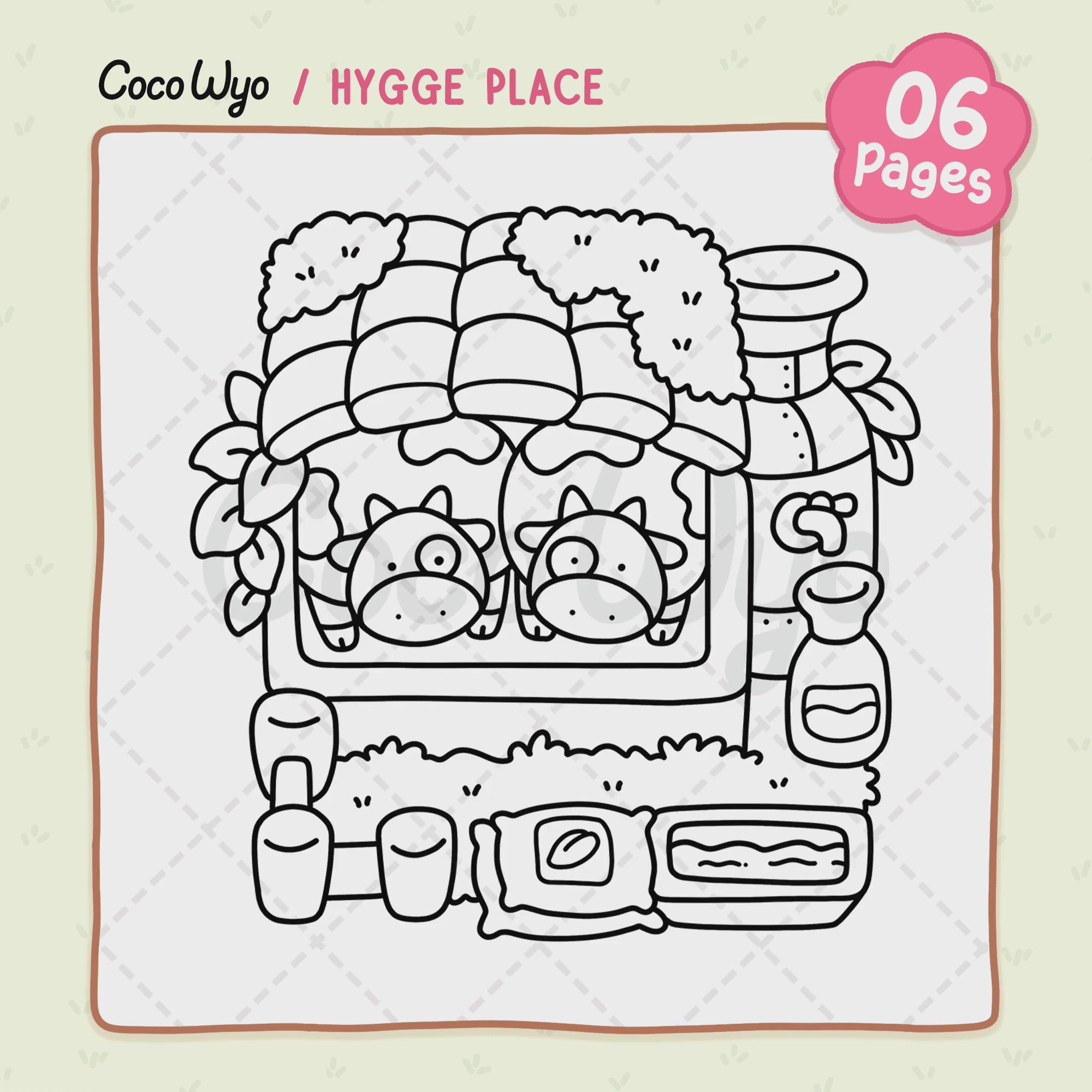 Hygge Place Coloring Pages
