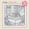 Spooky Cutie Coloring Pages