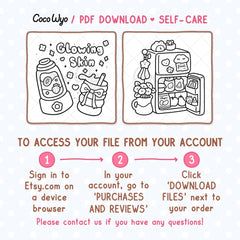 Self-Care Coloring Pages